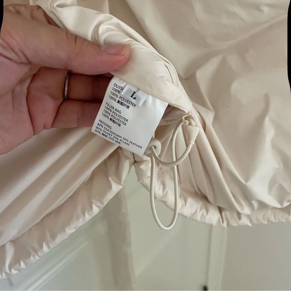 The Frankie Shop Cream Puffer Jacket - Picture 2 of 5